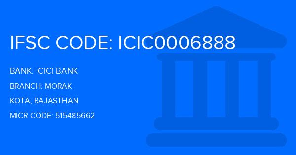 Icici Bank Morak Branch IFSC Code