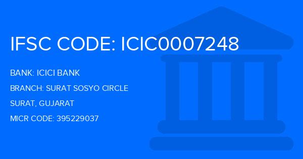 Icici Bank Surat Sosyo Circle Branch IFSC Code