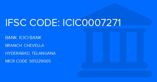 Icici Bank Chevella Branch IFSC Code