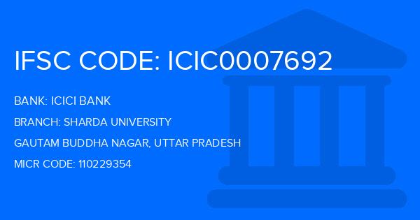 Icici Bank Sharda University Branch IFSC Code