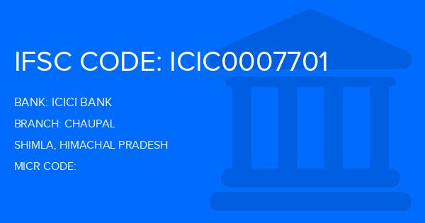 Icici Bank Chaupal Branch IFSC Code