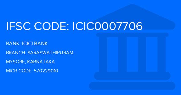 Icici Bank Saraswathipuram Branch IFSC Code
