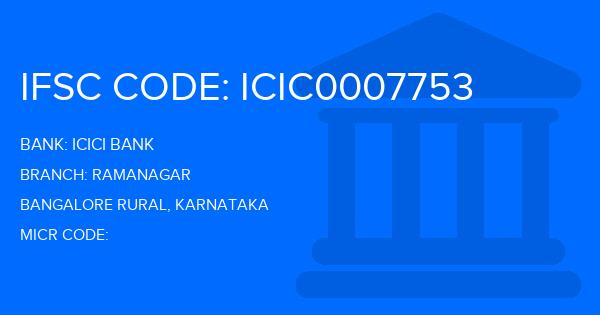 Icici Bank Ramanagar Branch IFSC Code