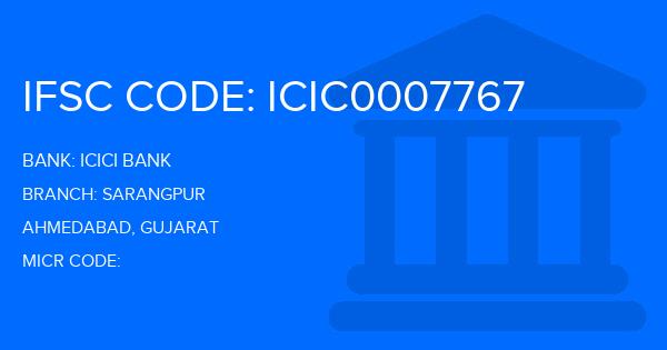 Icici Bank Sarangpur Branch IFSC Code