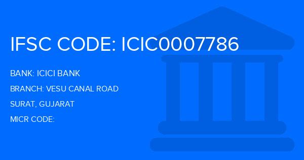 Icici Bank Vesu Canal Road Branch IFSC Code
