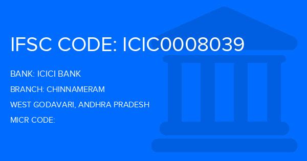 Icici Bank Chinnameram Branch IFSC Code