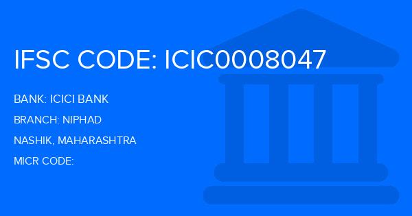 Icici Bank Niphad Branch IFSC Code