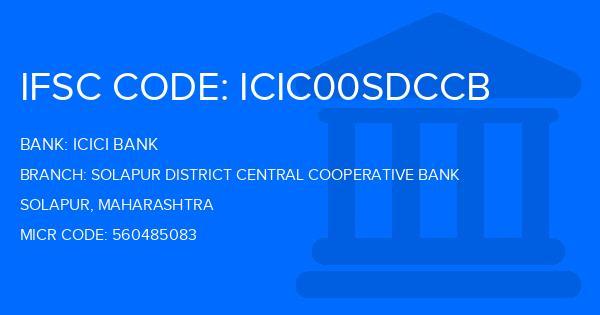 Icici Bank Solapur District Central Cooperative Bank Branch IFSC Code