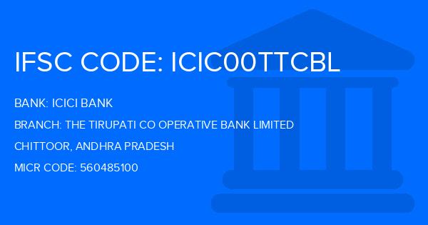Icici Bank The Tirupati Co Operative Bank Limited Branch IFSC Code