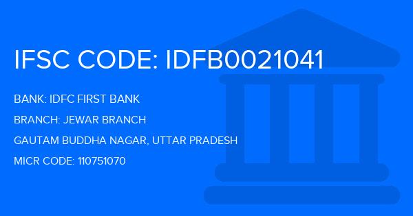 Idfc First Bank Jewar Branch