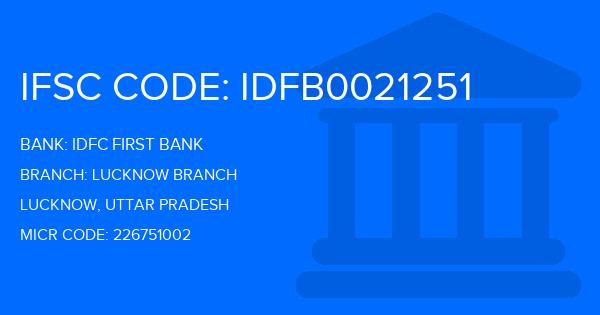 Idfc First Bank Lucknow Branch