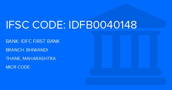 Idfc First Bank Bhiwandi Branch IFSC Code
