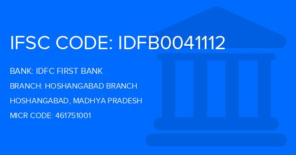Idfc First Bank Hoshangabad Branch