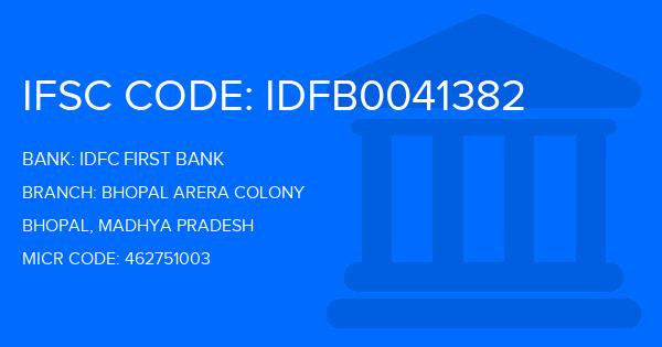 Idfc First Bank Bhopal Arera Colony Branch IFSC Code