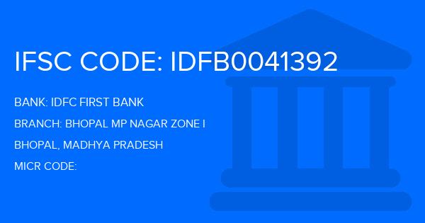 Idfc First Bank Bhopal Mp Nagar Zone I Branch IFSC Code