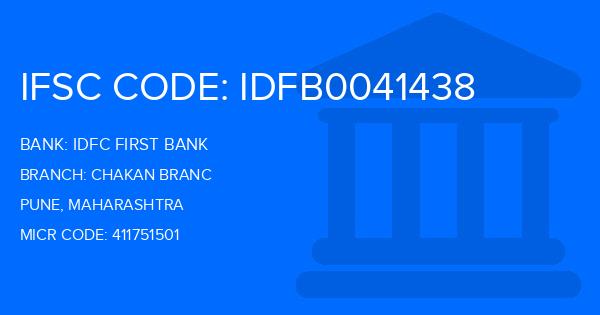 Idfc First Bank Chakan Branc Branch IFSC Code
