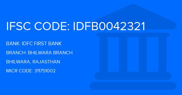 Idfc First Bank Bhilwara Branch