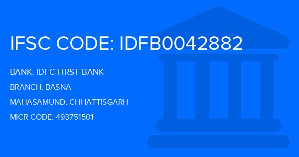 Idfc First Bank Basna Branch IFSC Code