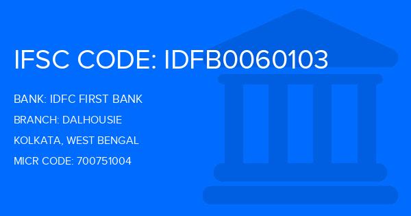 Idfc First Bank Dalhousie Branch IFSC Code