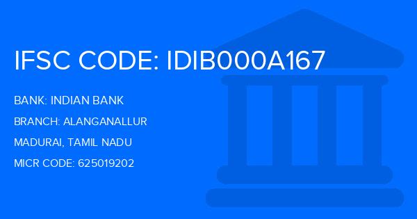 Indian Bank Alanganallur Branch IFSC Code