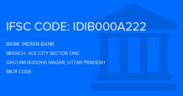 Indian Bank Ace City Sector One Branch IFSC Code