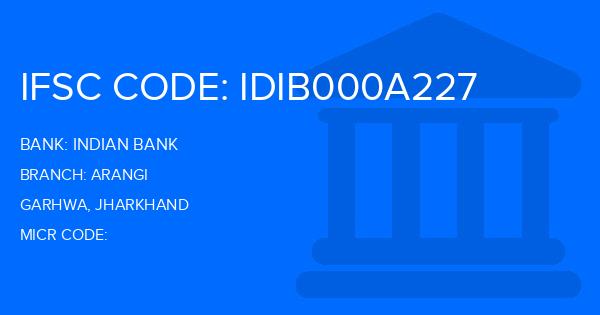 Indian Bank Arangi Branch IFSC Code