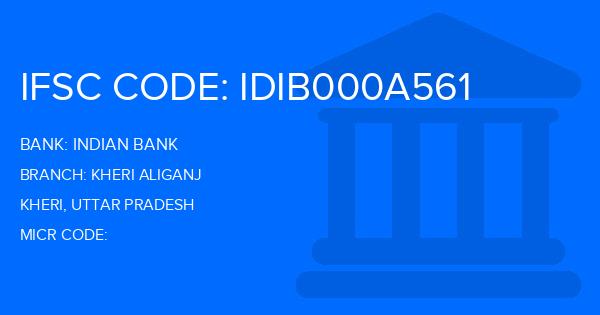 Indian Bank Kheri Aliganj Branch IFSC Code