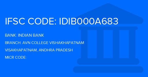 Indian Bank Avn College Vishakhapatnam Branch IFSC Code