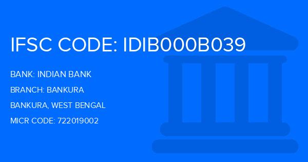 Indian Bank Bankura Branch IFSC Code