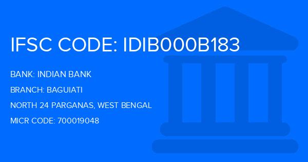 Indian Bank Baguiati Branch IFSC Code