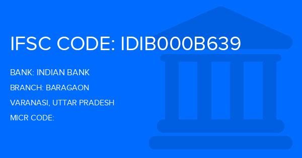 Indian Bank Baragaon Branch IFSC Code