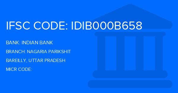 Indian Bank Nagaria Parikshit Branch IFSC Code