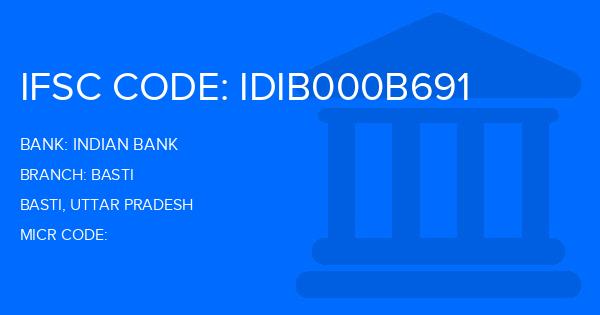 Indian Bank Basti Branch IFSC Code