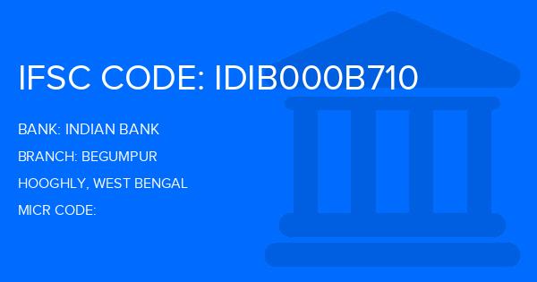 Indian Bank Begumpur Branch IFSC Code