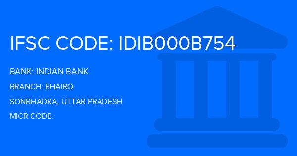 Indian Bank Bhairo Branch IFSC Code