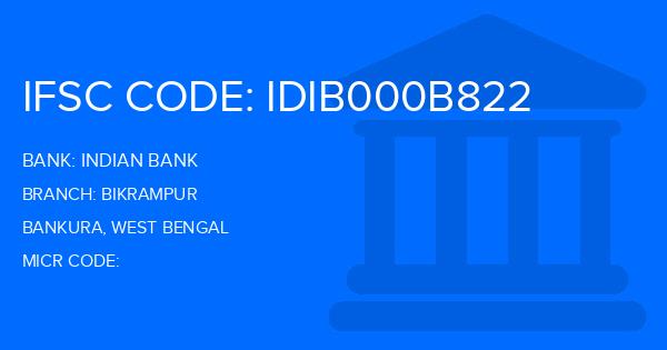 Indian Bank Bikrampur Branch IFSC Code
