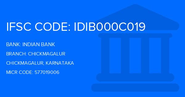 Indian Bank Chickmagalur Branch IFSC Code