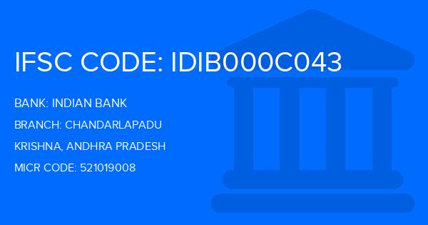 Indian Bank Chandarlapadu Branch IFSC Code