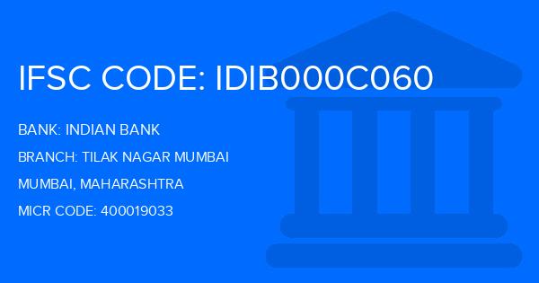 Indian Bank Tilak Nagar Mumbai Branch IFSC Code