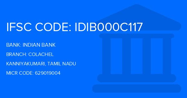 Indian Bank Colachel Branch IFSC Code