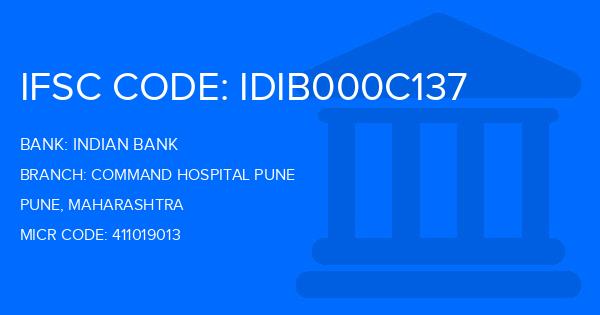 Indian Bank Command Hospital Pune Branch IFSC Code
