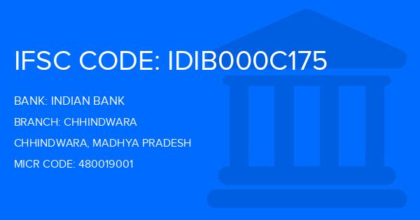 Indian Bank Chhindwara Branch IFSC Code