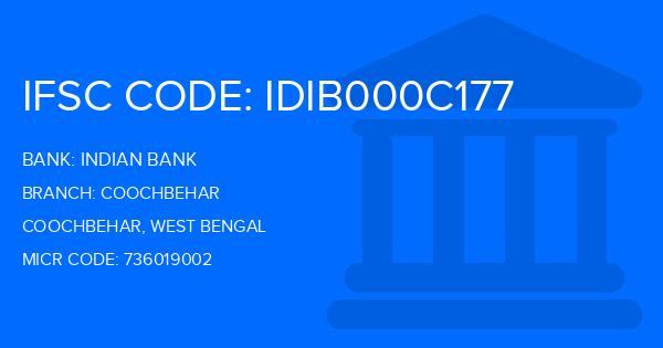 Indian Bank Coochbehar Branch IFSC Code