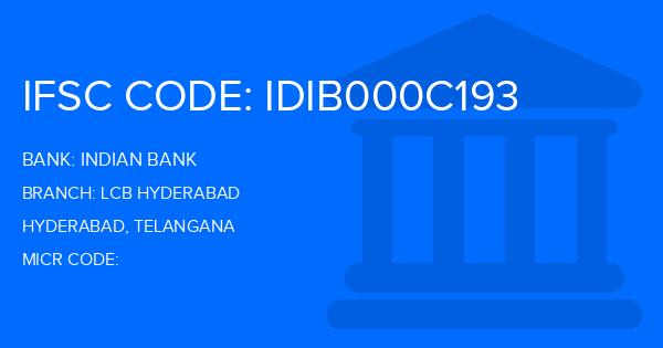 Indian Bank Lcb Hyderabad Branch IFSC Code