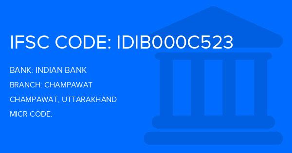 Indian Bank Champawat Branch IFSC Code