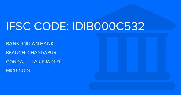 Indian Bank Chandapur Branch IFSC Code