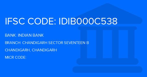 Indian Bank Chandigarh Sector Seventeen B Branch IFSC Code