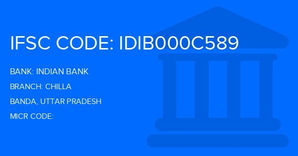 Indian Bank Chilla Branch IFSC Code