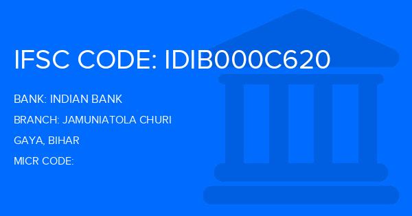 Indian Bank Jamuniatola Churi Branch IFSC Code