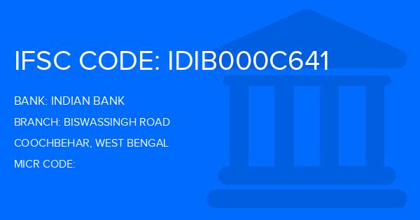 Indian Bank Biswassingh Road Branch IFSC Code